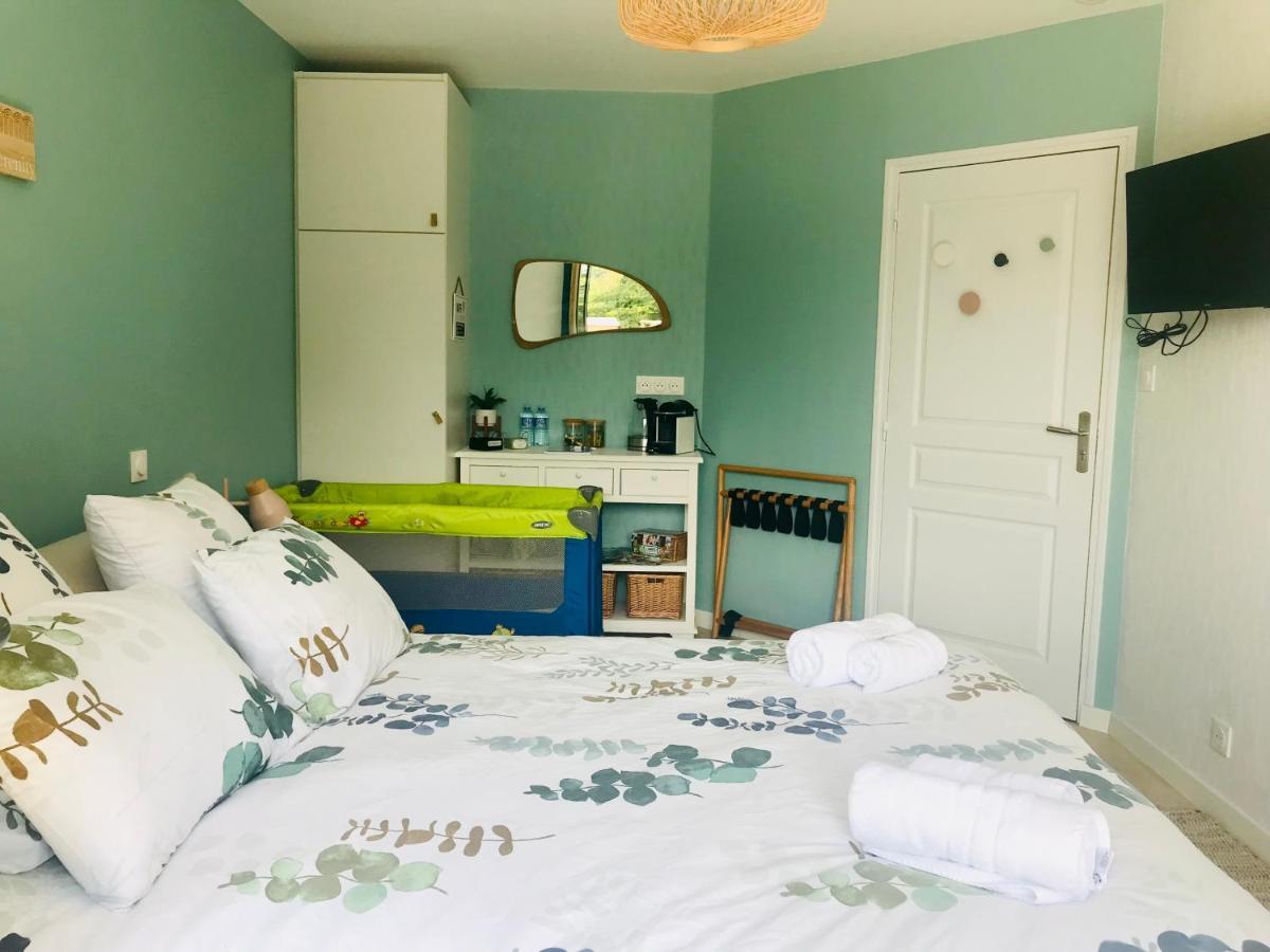 Au Petit Bonheur De Claire Et Jo Bed & Breakfast La Chapelle-Caro ภายนอก รูปภาพ